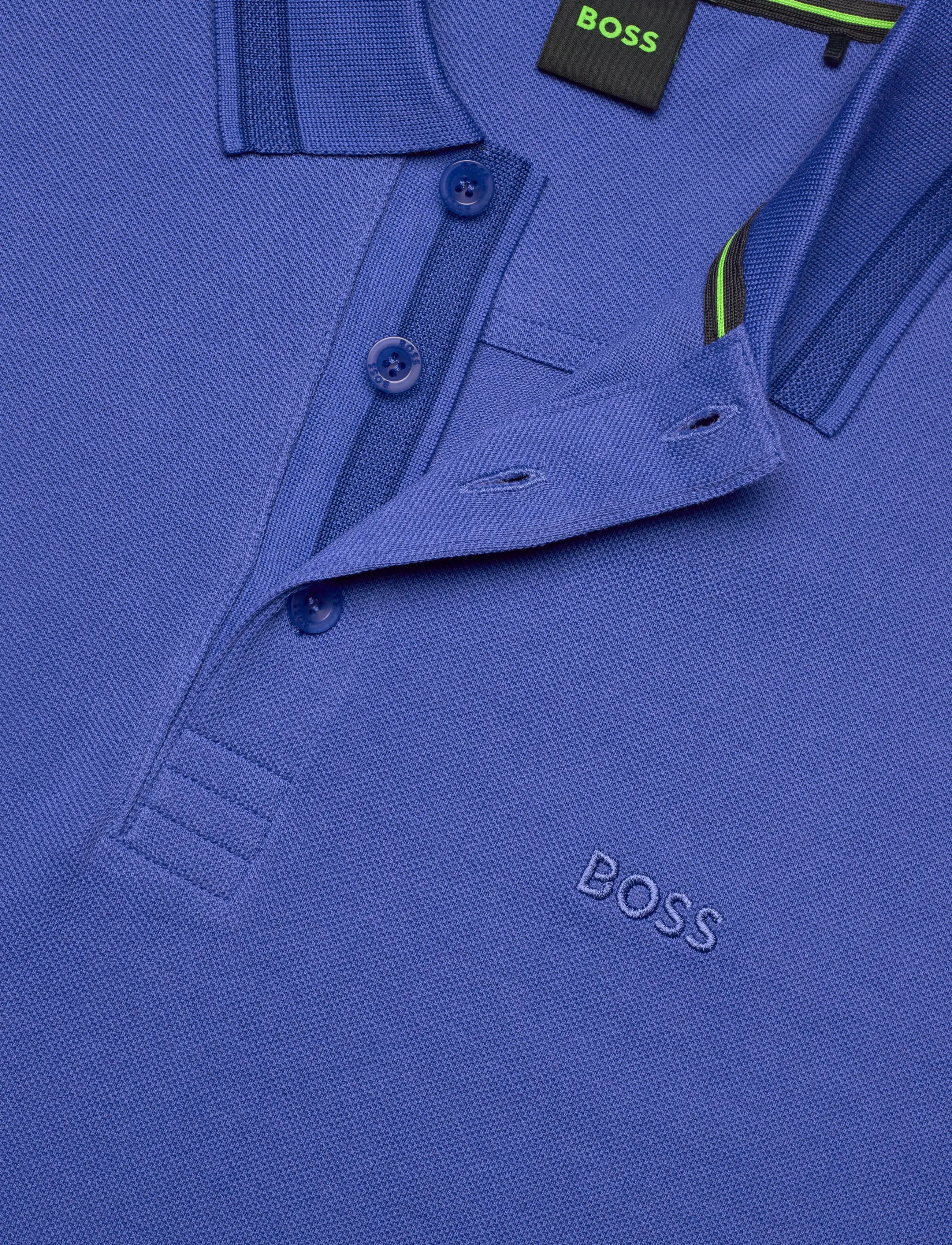 BOSS - Paddy - kortärmade pikéer - medium blue - 2