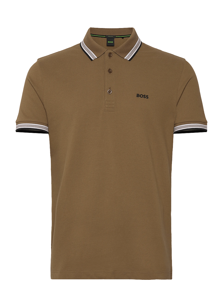 BOSS - Paddy - oberteile & t-shirts - medium brown - 0