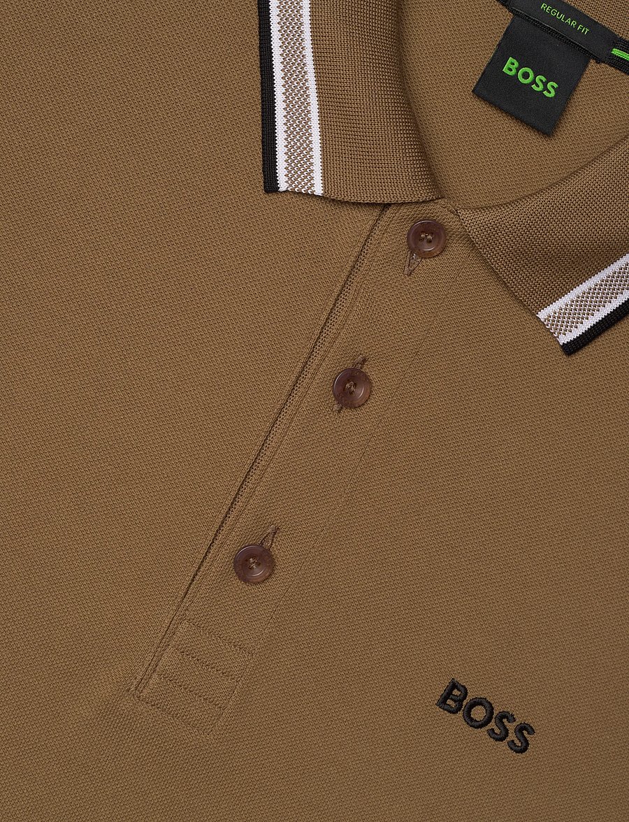 BOSS - Paddy - oberteile & t-shirts - medium brown - 2