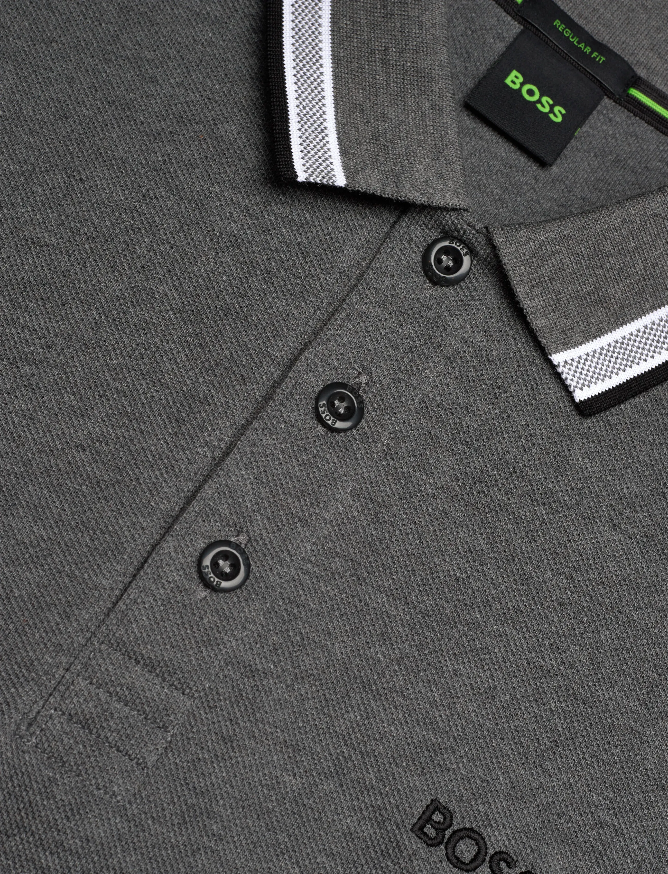 BOSS - Paddy - kurzärmelig - medium grey - 2