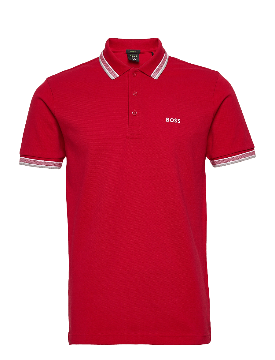 BOSS - Paddy - oberteile & t-shirts - medium red - 1