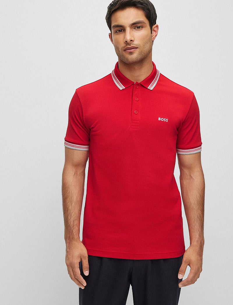 BOSS - Paddy - toppar & t-shirts - medium red - 4