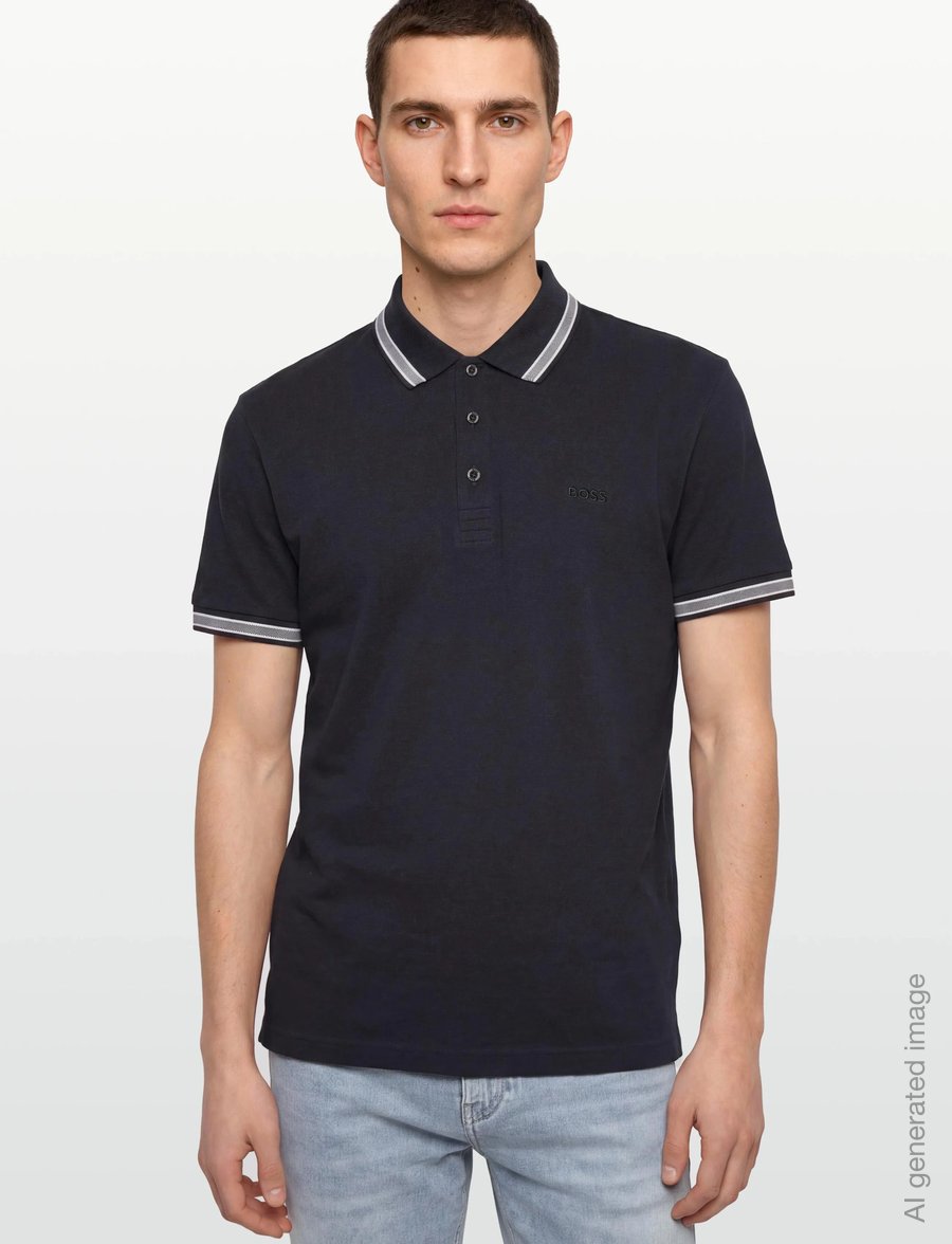 BOSS - Paddy - oberteile & t-shirts - navy - 3