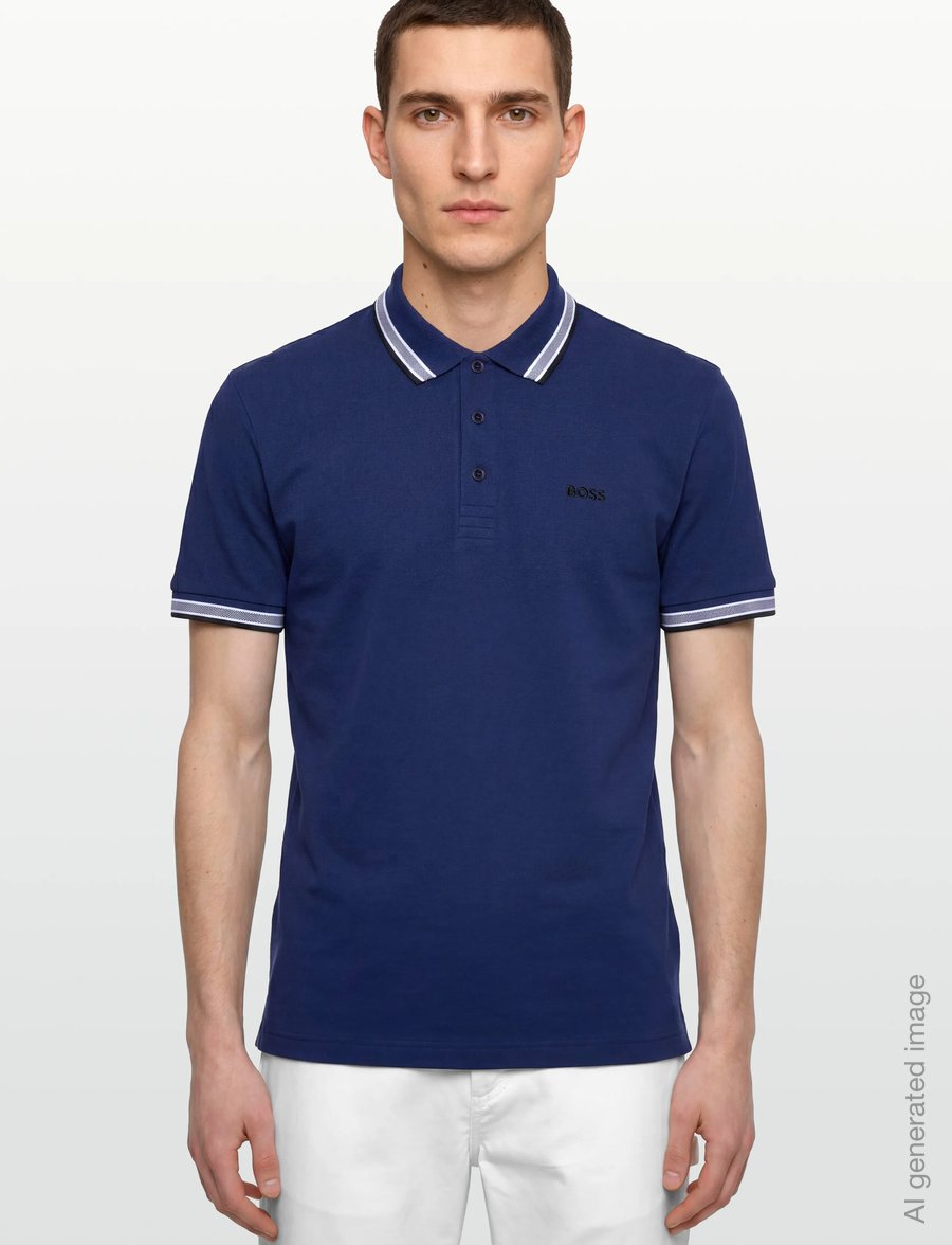 BOSS - Paddy - oberteile & t-shirts - navy - 3