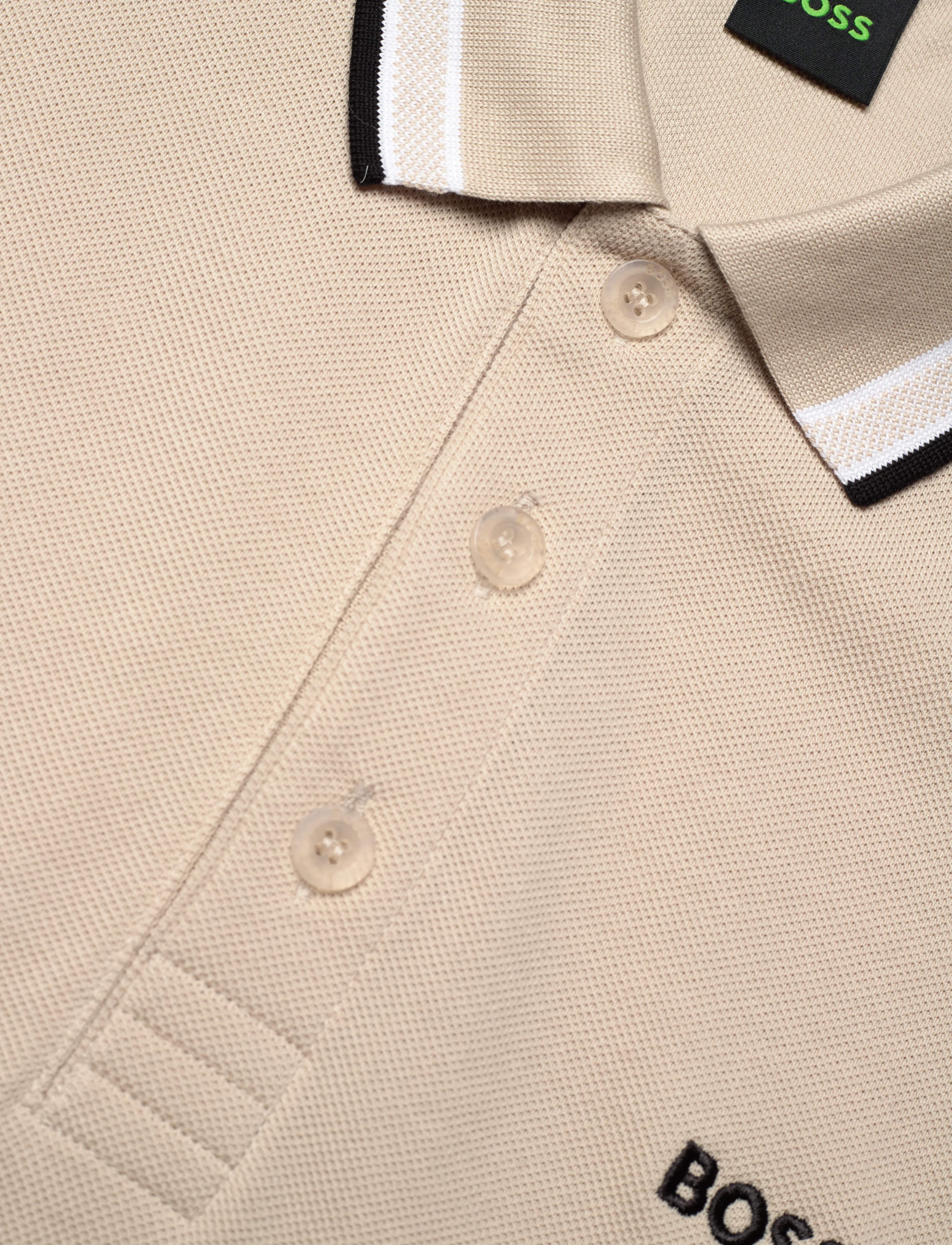 BOSS - Paddy - kortærmede poloer - open beige - 2