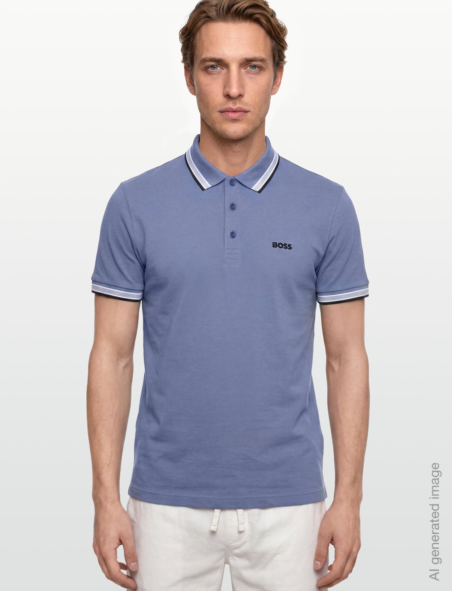 BOSS - Paddy - toppar & t-shirts - open blue - 3