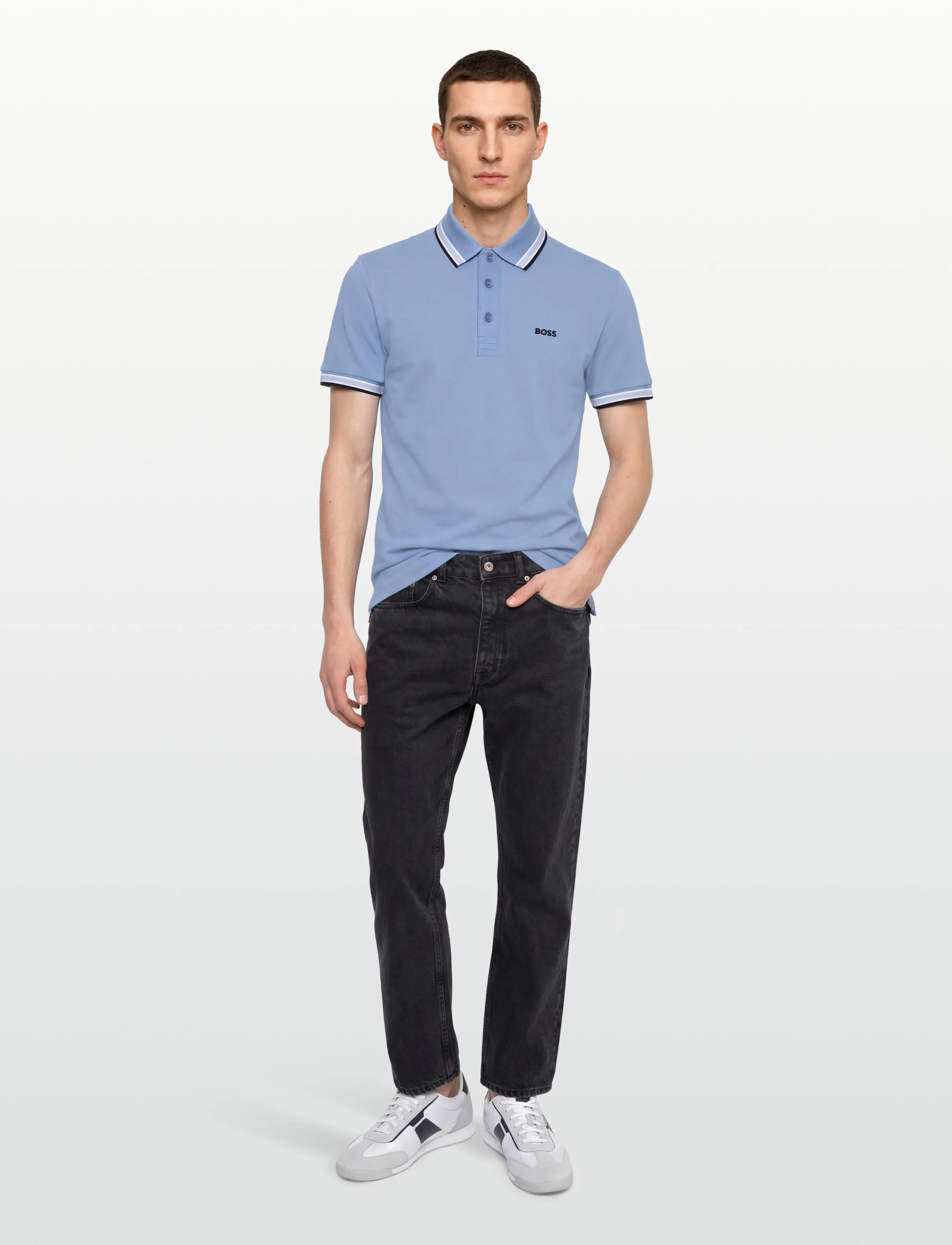 BOSS Paddy, 3XL, Blue, Poloer > Kortærmede, Herre