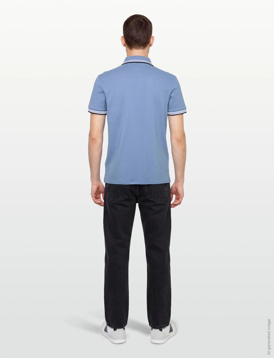 BOSS - Paddy - oberteile & t-shirts - open blue - 4