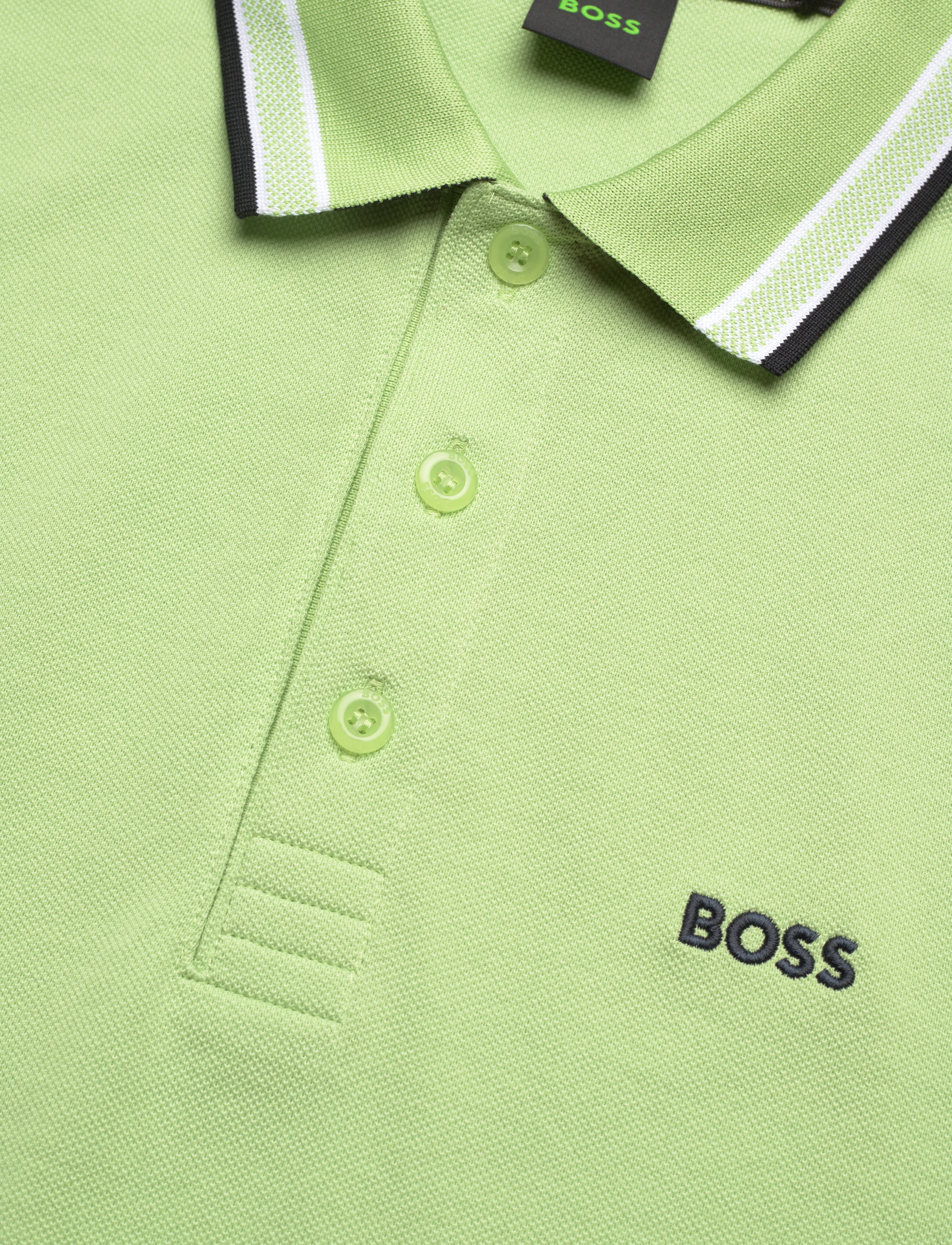BOSS - Paddy - kortärmade pikéer - open green - 2