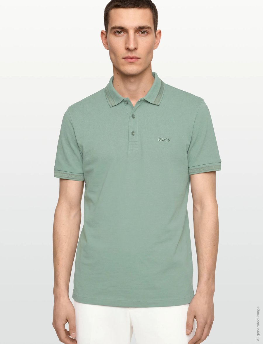 BOSS - Paddy - oberteile & t-shirts - open green - 3
