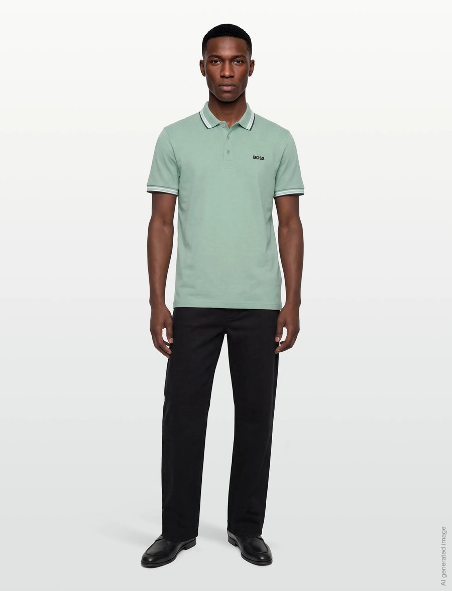 BOSS - Paddy - oberteile & t-shirts - open green - 0