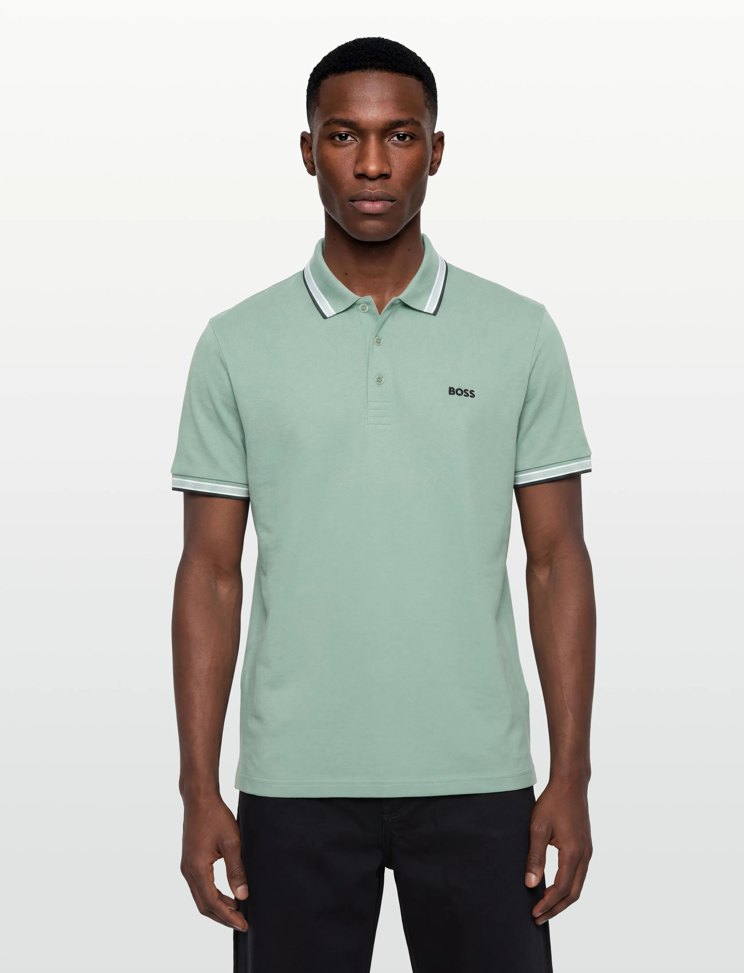 BOSS - Paddy - oberteile & t-shirts - open green - 3