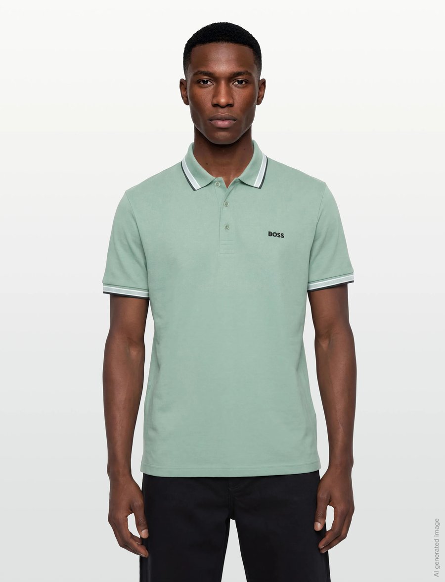 BOSS - Paddy - oberteile & t-shirts - open green - 3