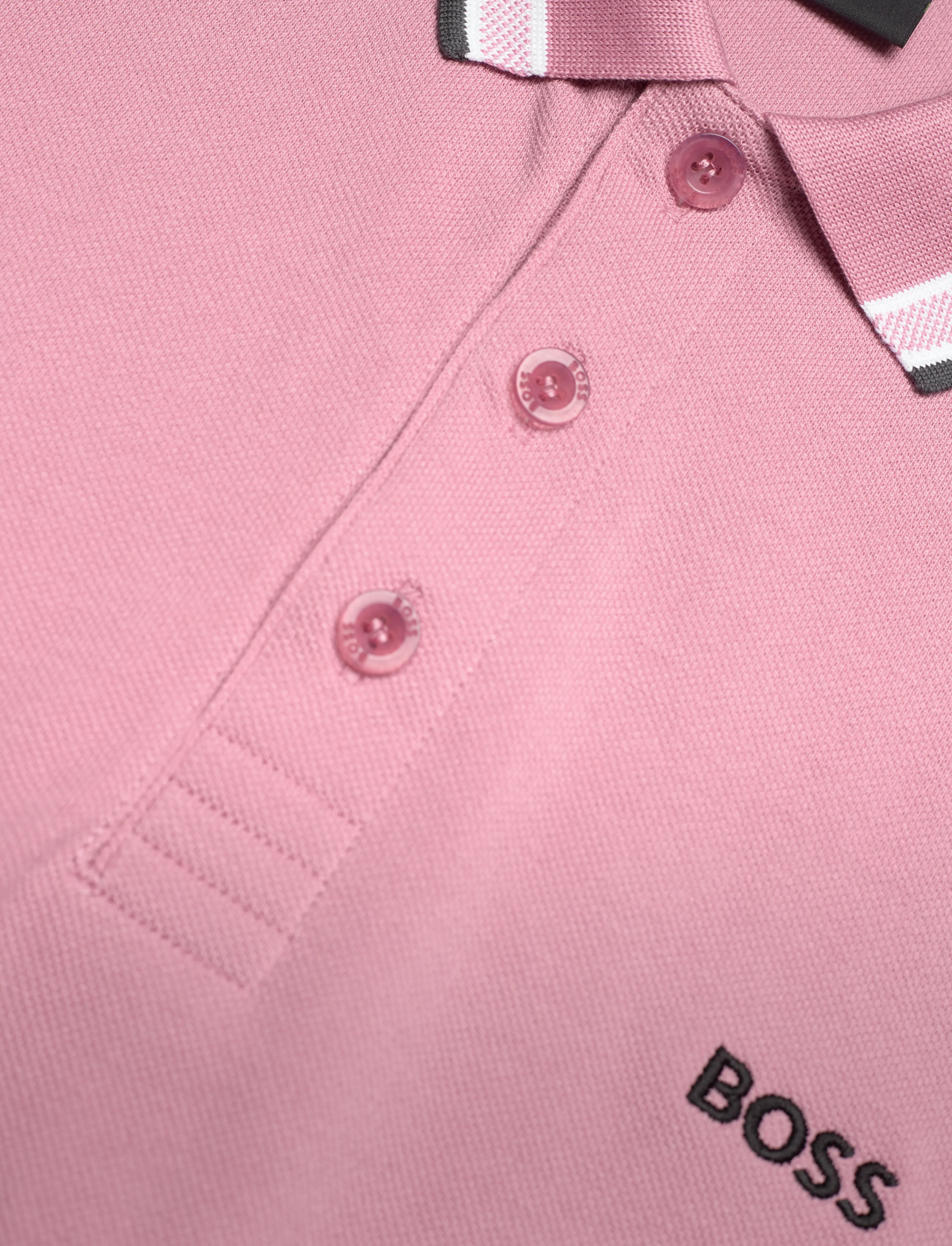 BOSS - Paddy - kortærmede poloer - open pink - 2