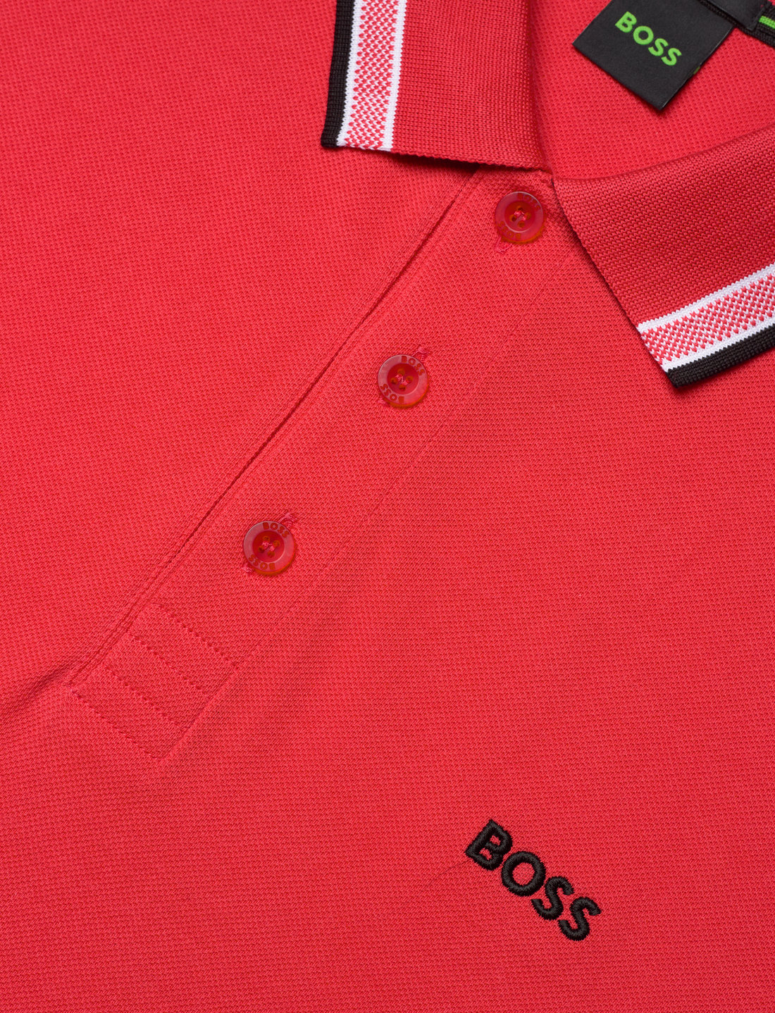 BOSS - Paddy - polos - open red - 2