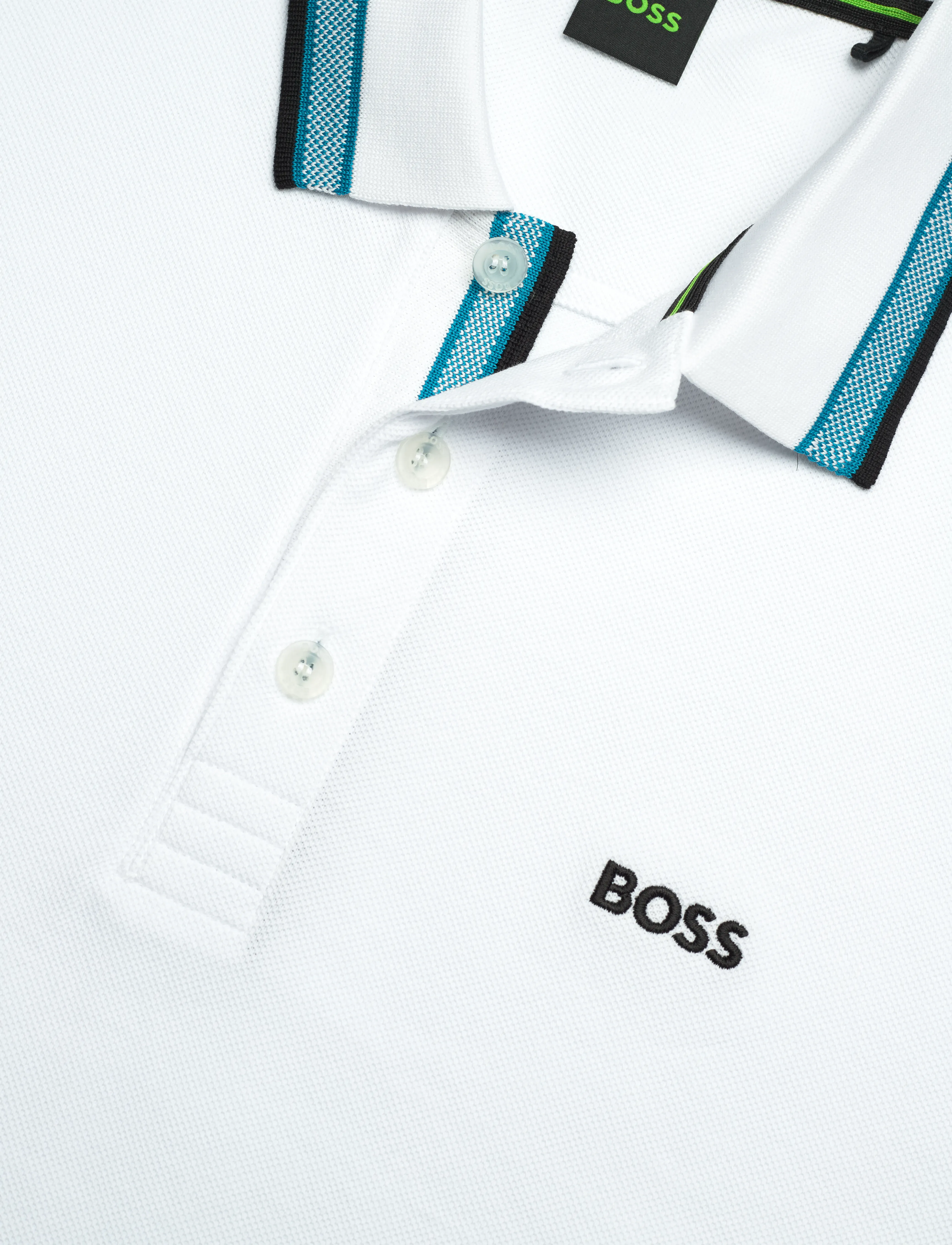 BOSS - Paddy - short-sleeved polos - open white - 2