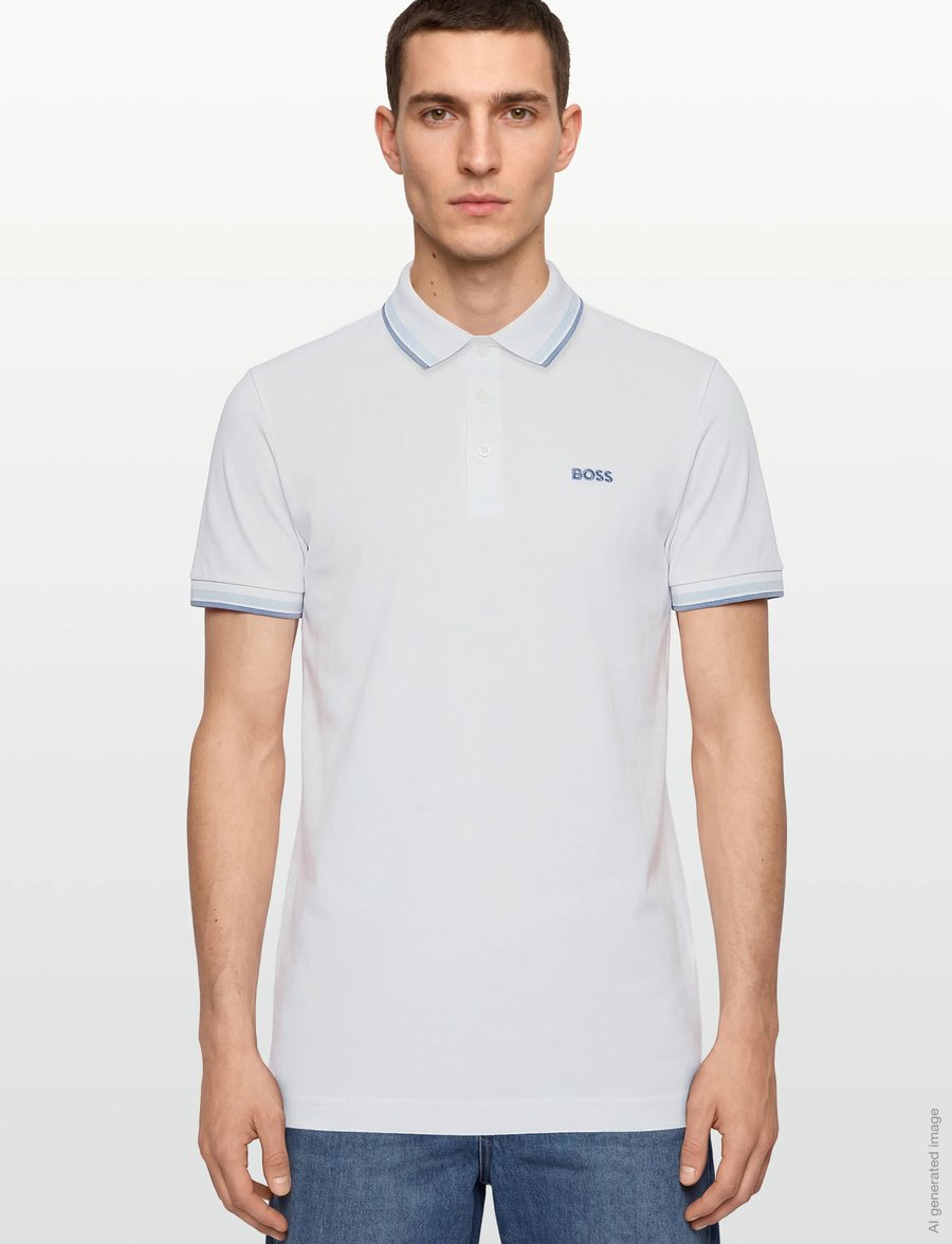 BOSS - Paddy - oberteile & t-shirts - open white - 3