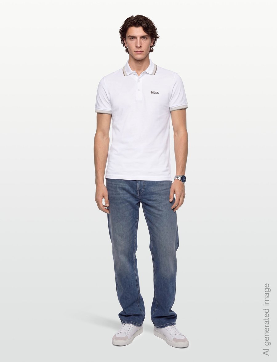 BOSS - Paddy - oberteile & t-shirts - open white - 0