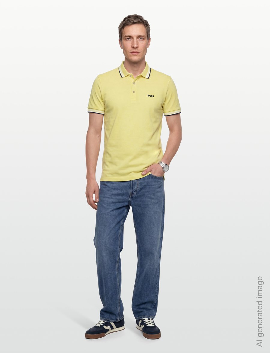 BOSS - Paddy - toppar & t-shirts - open yellow - 0