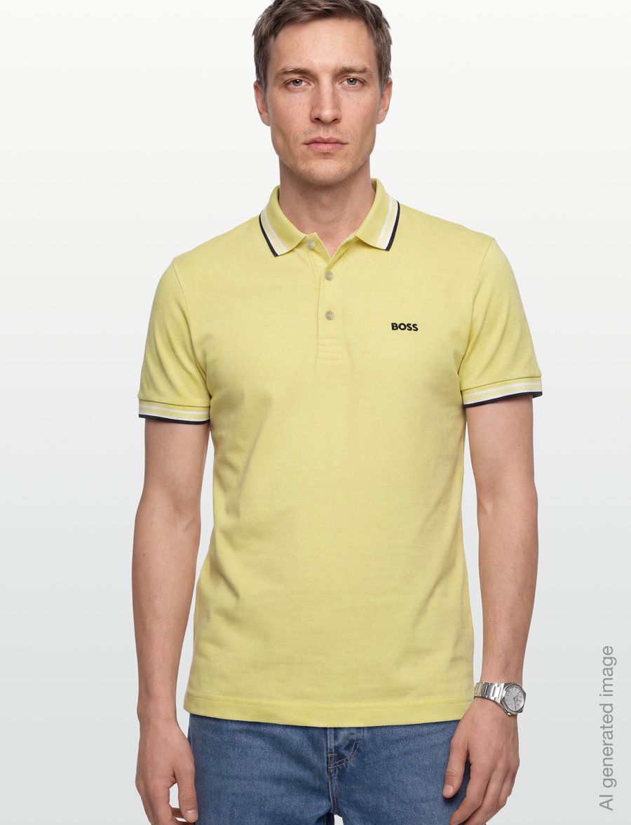 BOSS - Paddy - toppar & t-shirts - open yellow - 3