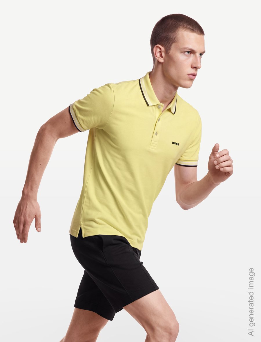 BOSS - Paddy - augšdaļas un t-krekli - open yellow - 3