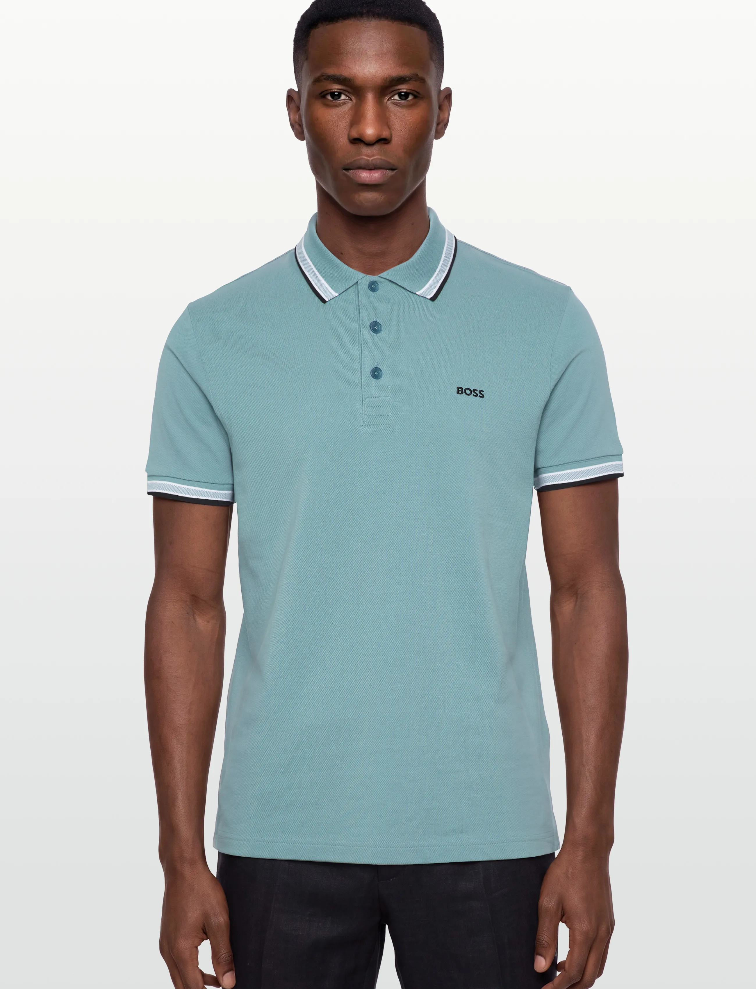 BOSS - Paddy - oberteile & t-shirts - turquoise/aqua - 3
