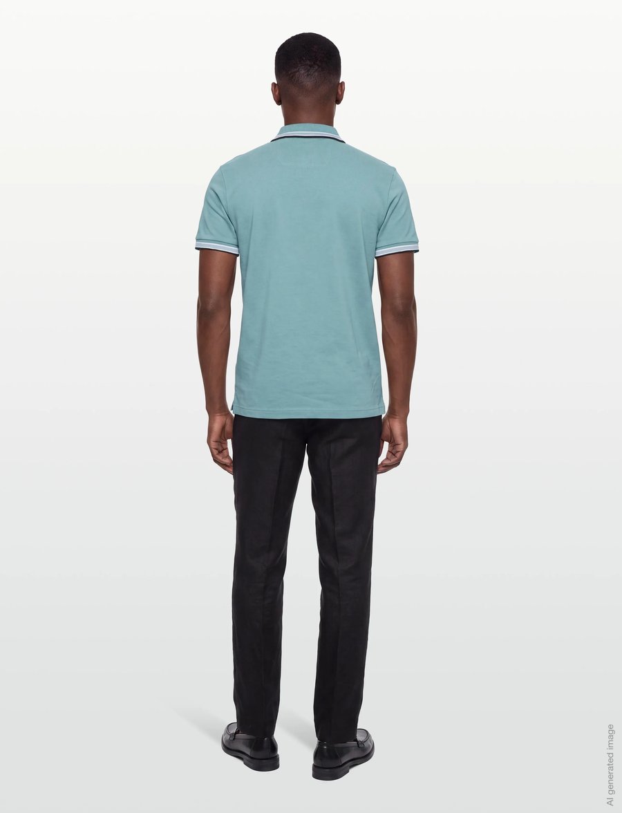 BOSS - Paddy - oberteile & t-shirts - turquoise/aqua - 4