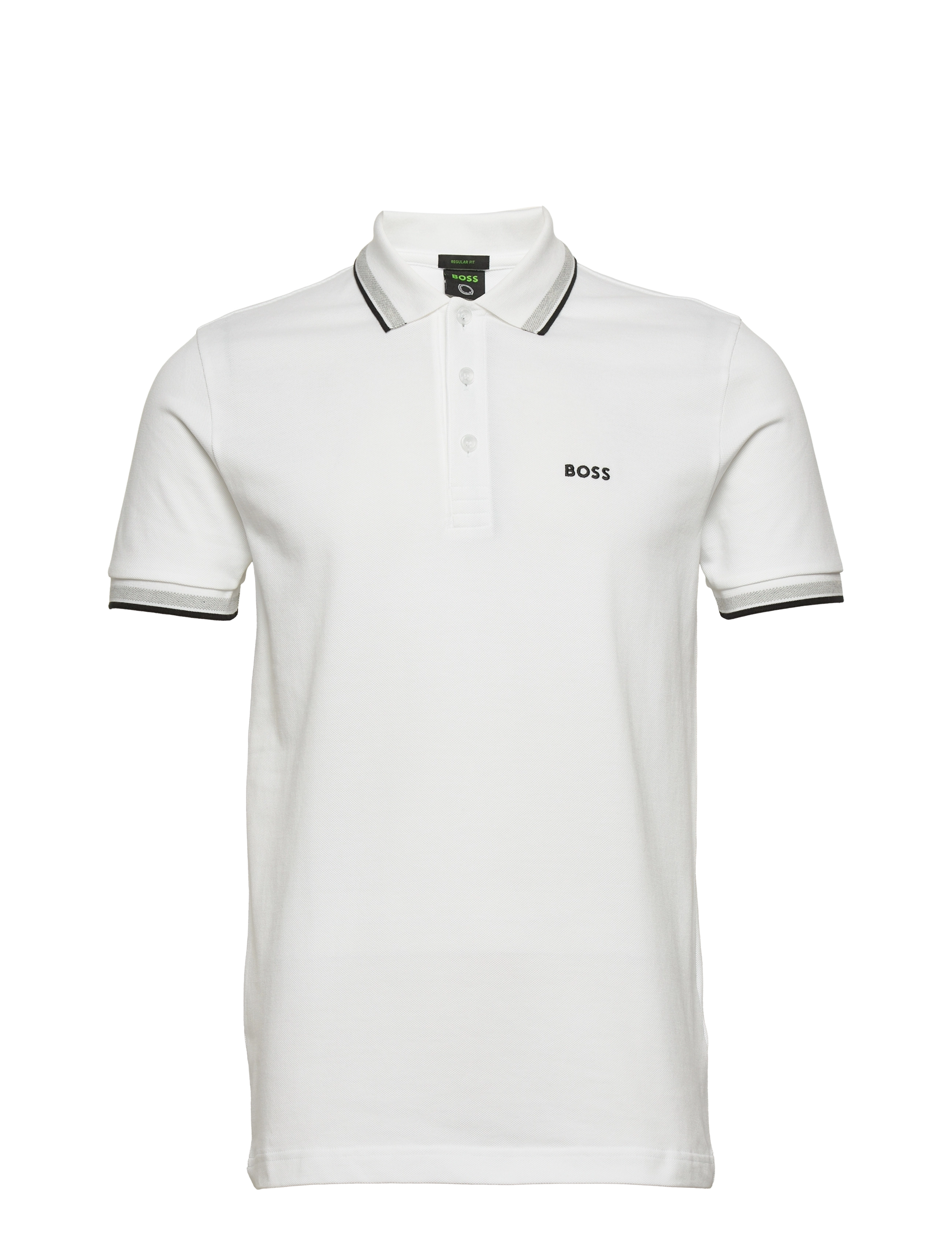 BOSS Paddy, M, Polos, Weiß - Short-sleeved, Männerswear