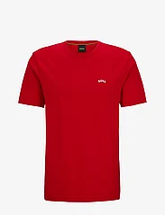 BOSS - Tee Curved - short-sleeved t-shirts - medium red - 0