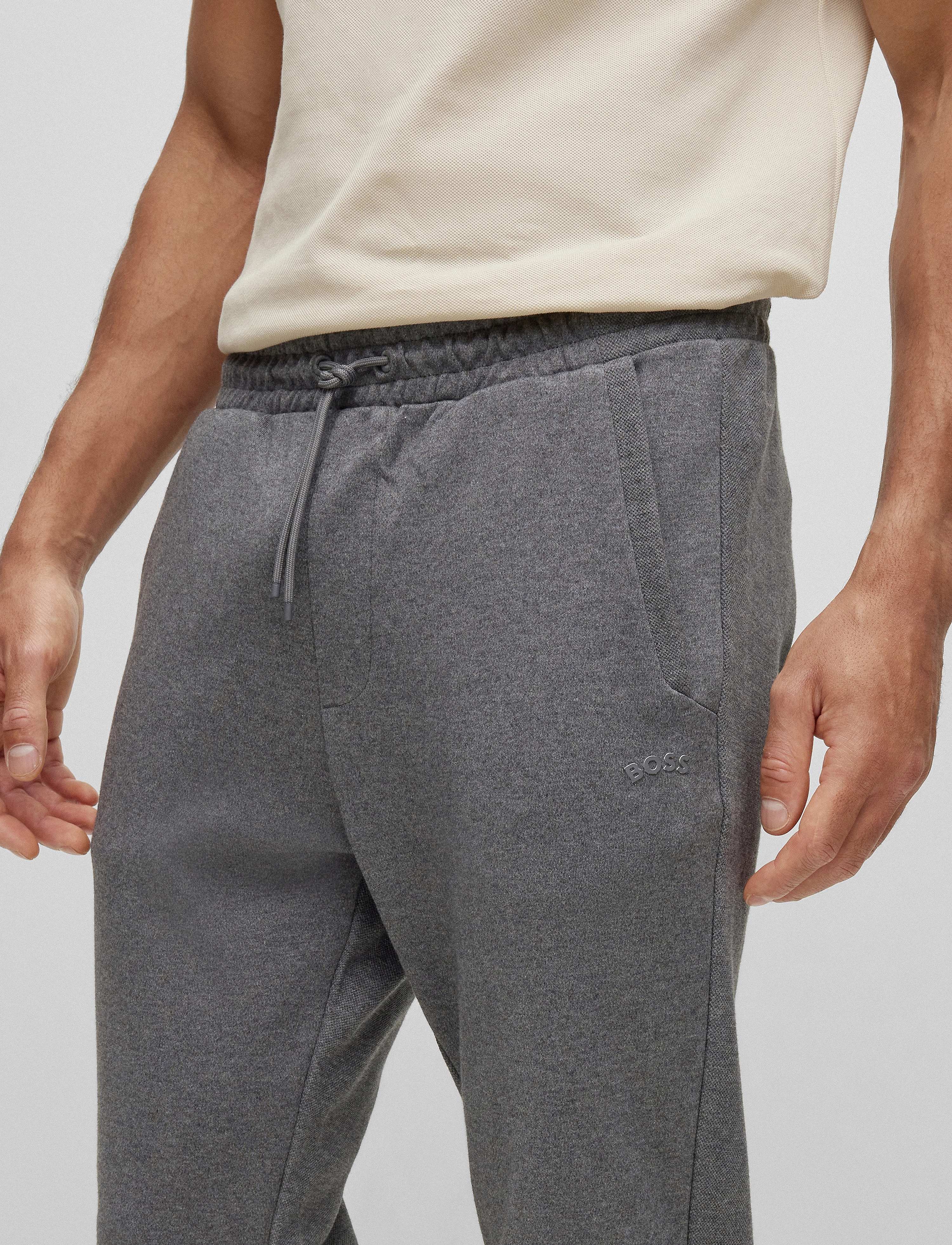 BOSS - Hadiko Curved - medium grey - 3