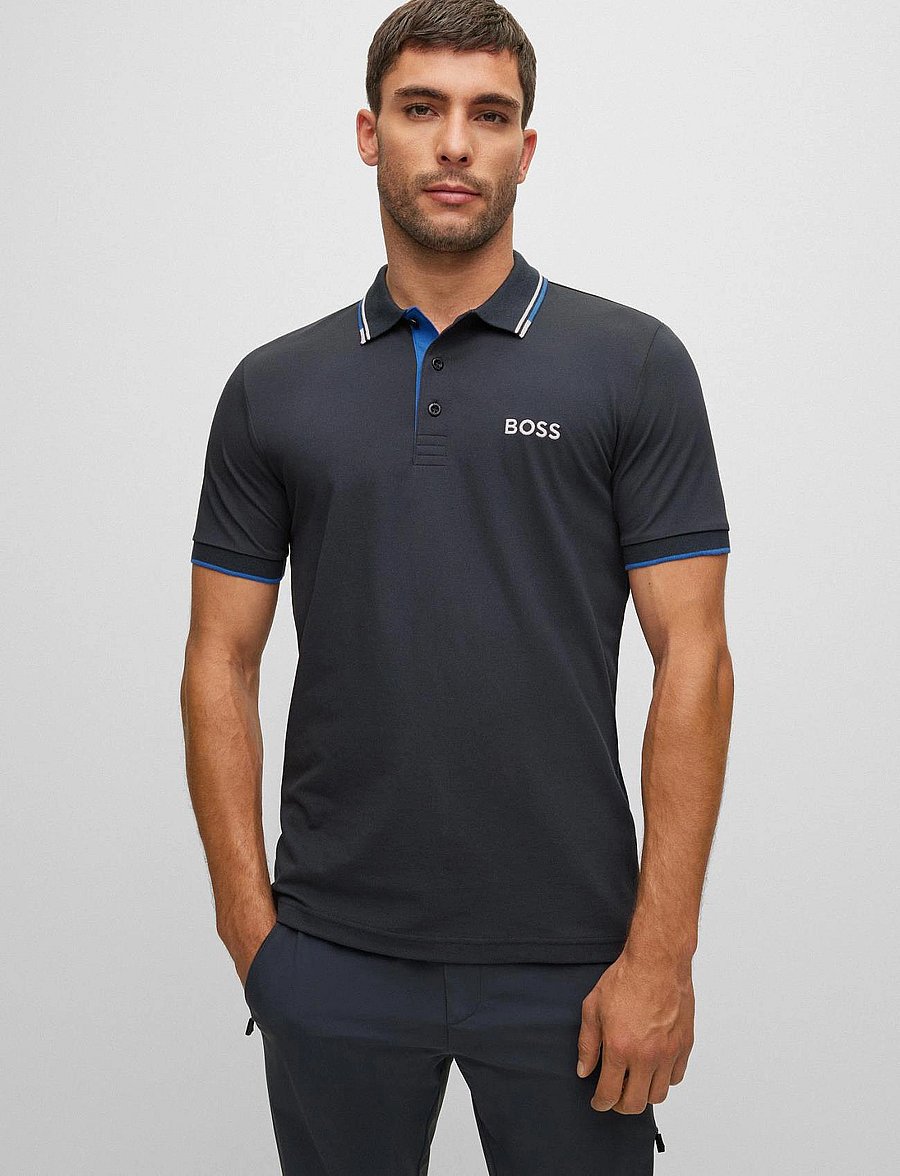 BOSS - Paddy Pro - oberteile & t-shirts - dark blue - 4