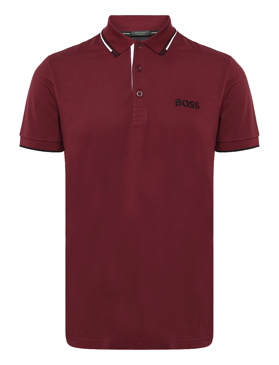 BOSS - Paddy Pro - oberteile & t-shirts - dark pink - 0