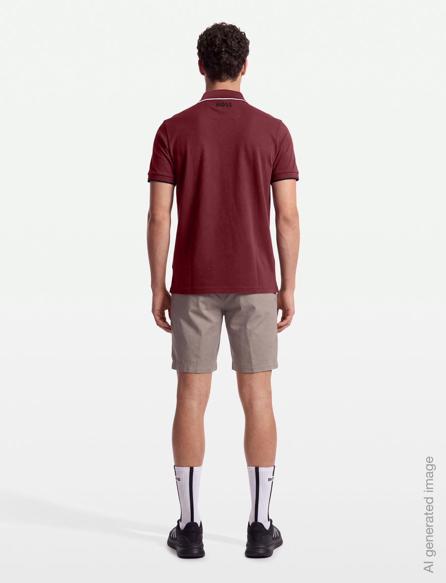 BOSS - Paddy Pro - oberteile & t-shirts - dark pink - 4