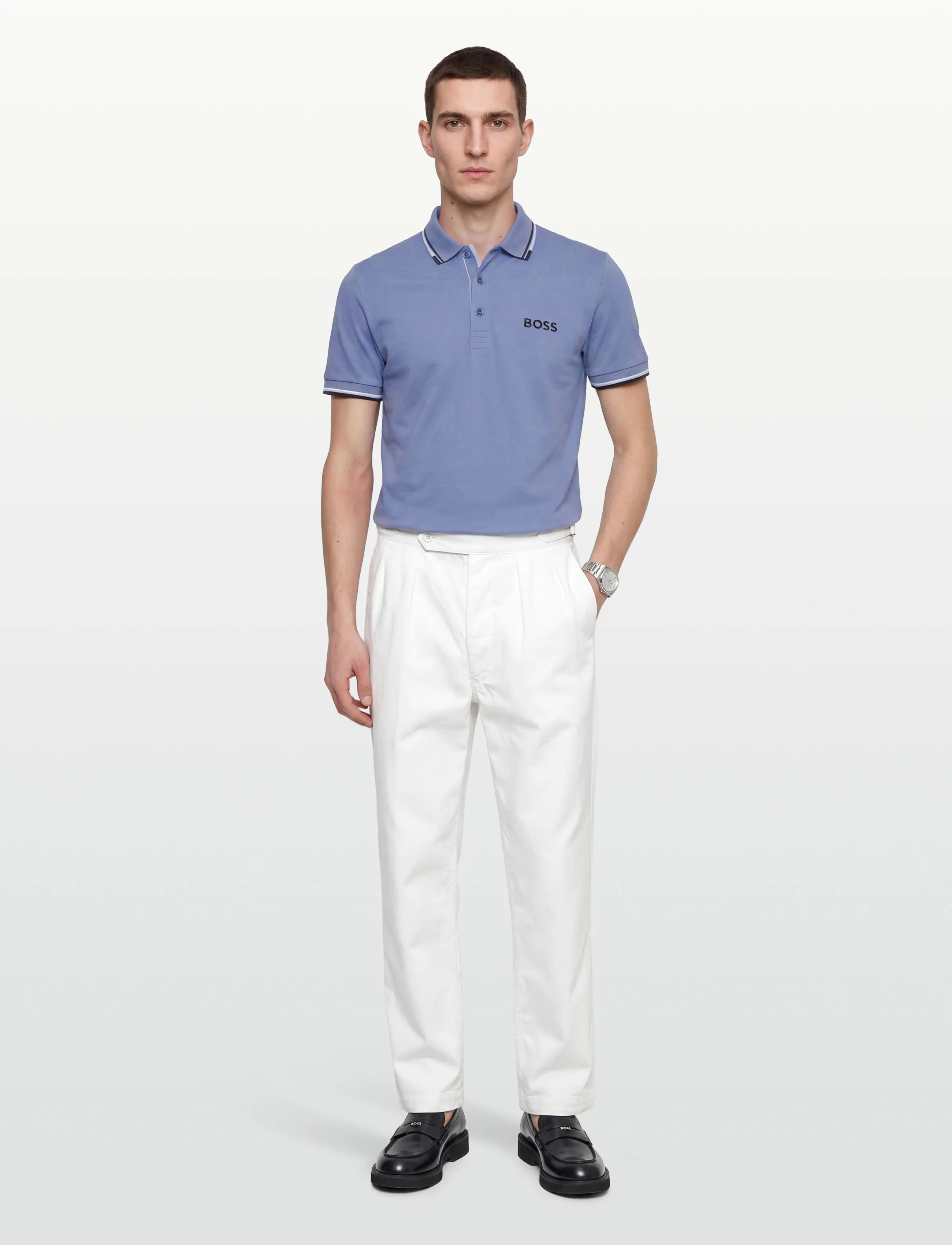 BOSS Paddy Pro - Pikéer - LIGHT/PASTEL BLUE / blue