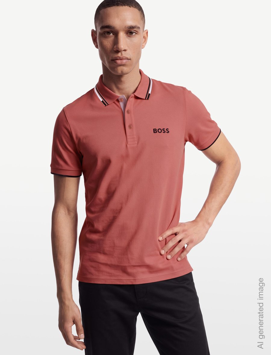 BOSS - Paddy Pro - oberteile & t-shirts - medium pink - 3