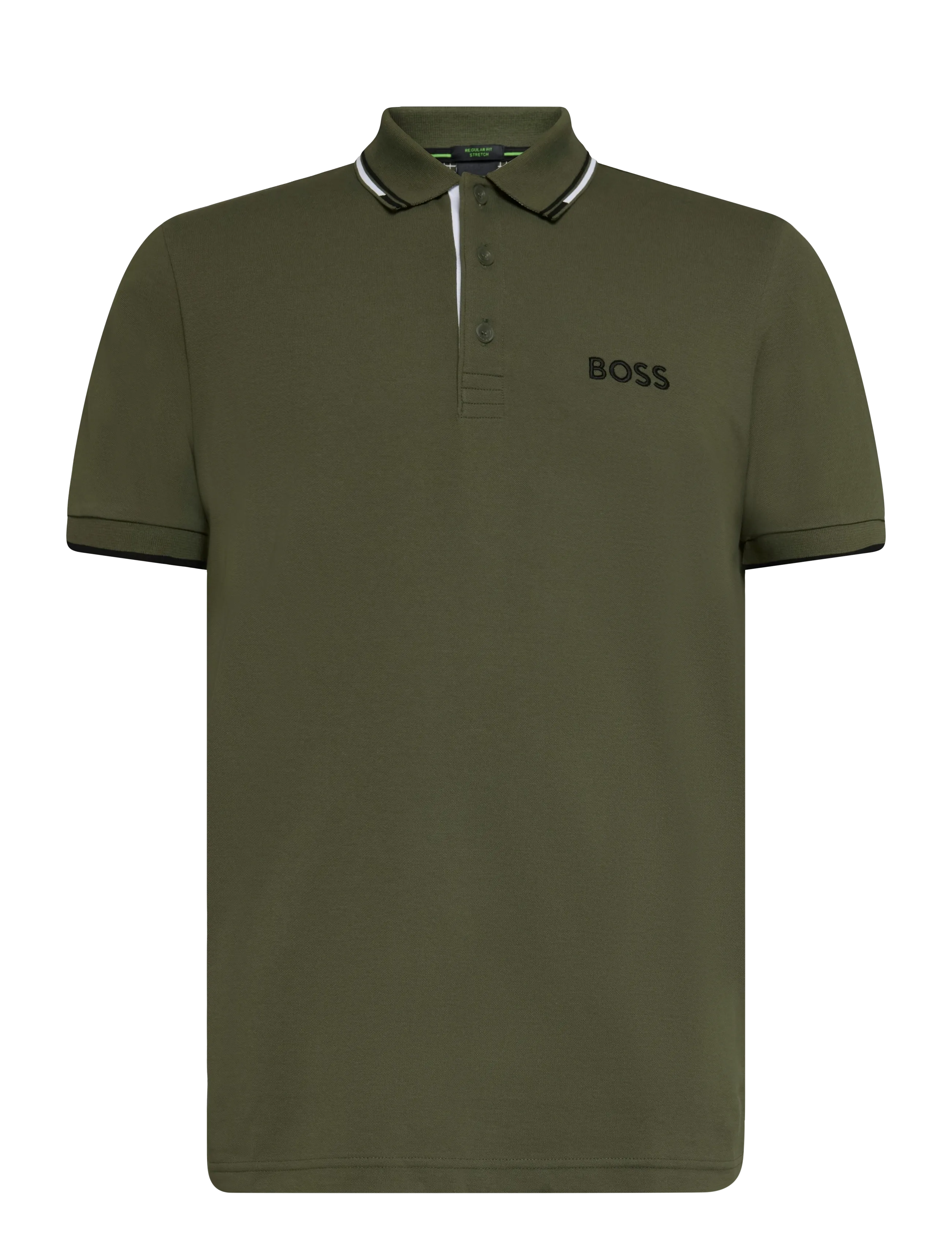 BOSS Paddy Pro - Kurzärmelig - OPEN GREEN / khaki/green