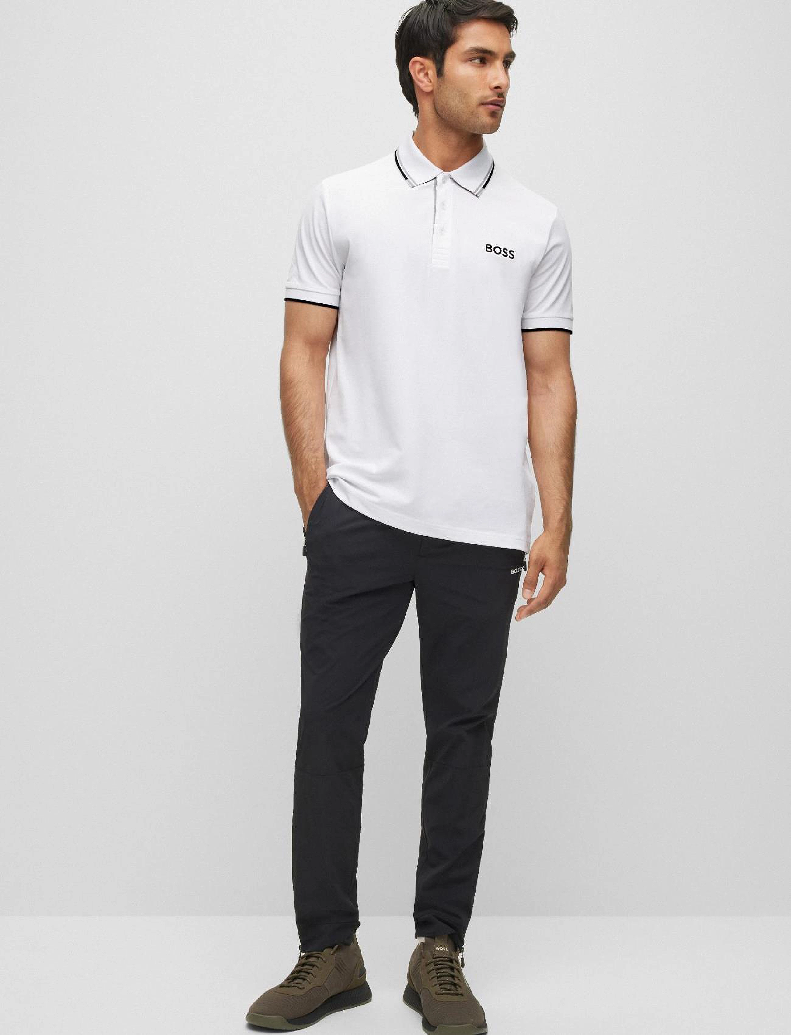 BOSS Paddy Pro, L, Polos, Weiß - Short-sleeved, Männerswear