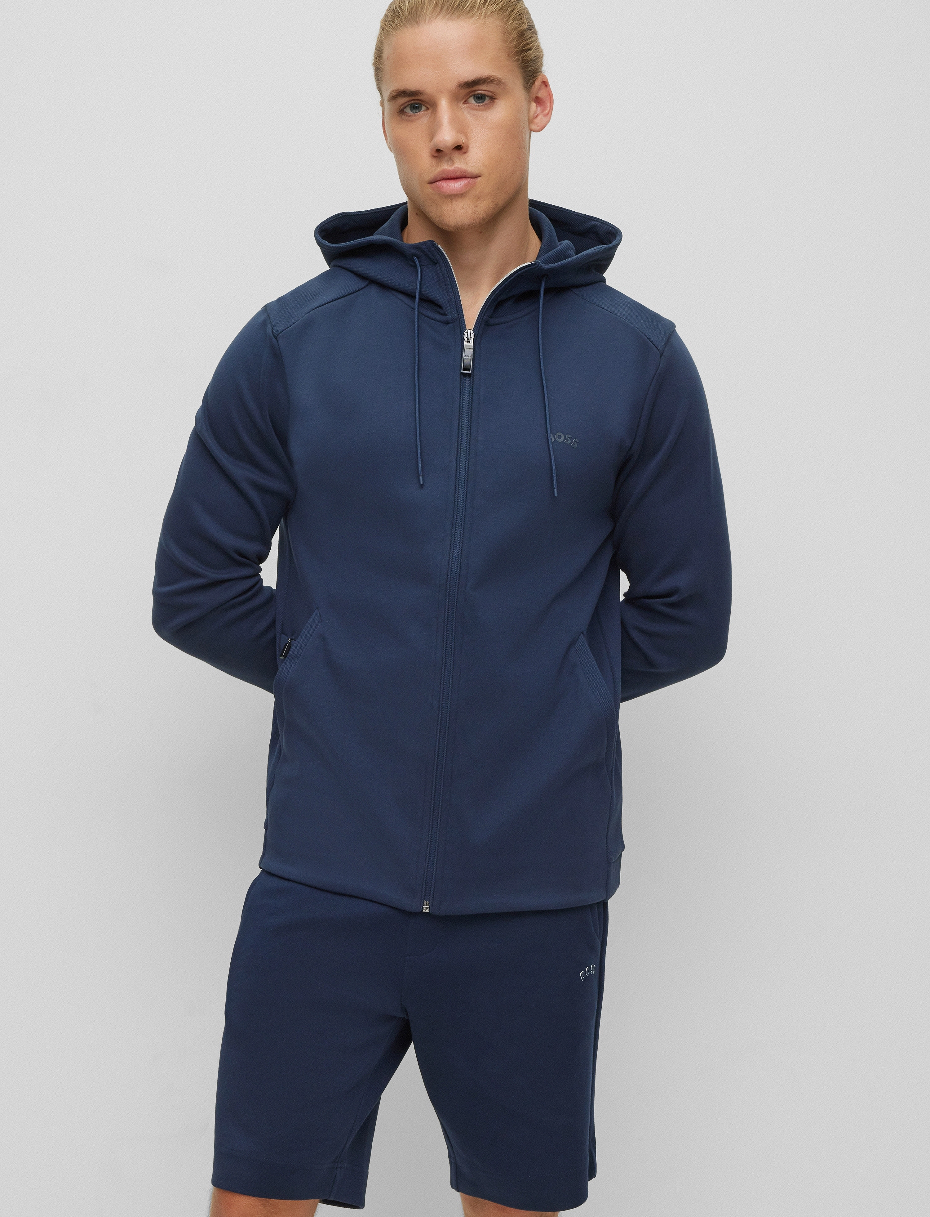 BOSS - Saggy Curved - navy - 3