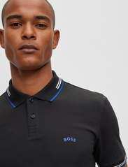 BOSS - Paul Curved - polo marškinėliai trumpomis rankovėmis - black - 4