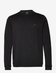 BOSS - Salbo Curved - sportiska stila džemperi - black - 0