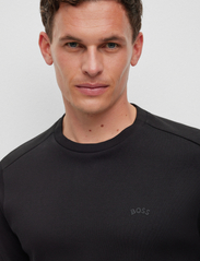 BOSS - Salbo Curved - sportiska stila džemperi - black - 4
