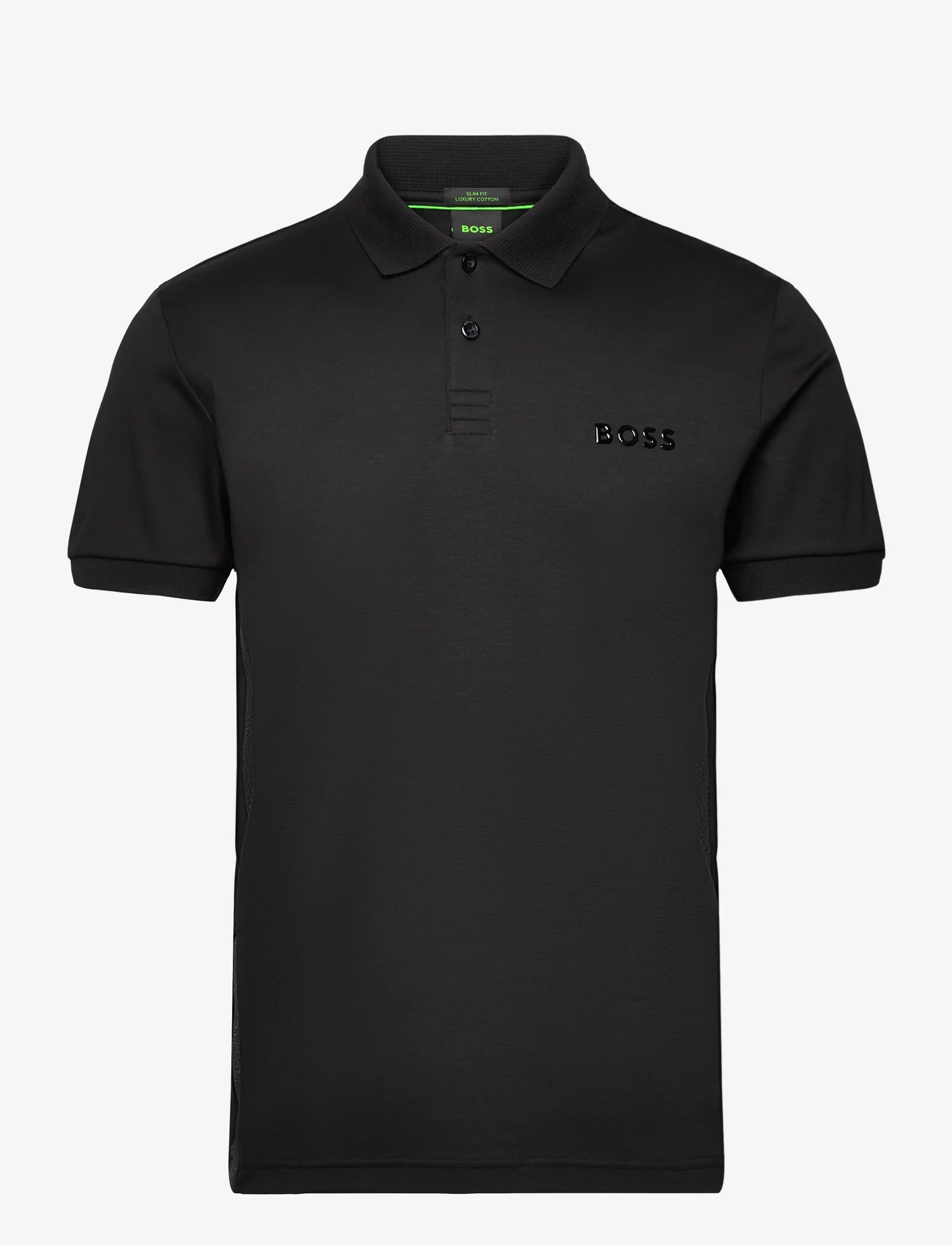 BOSS - Paule Mirror - polo shirts - black - 0