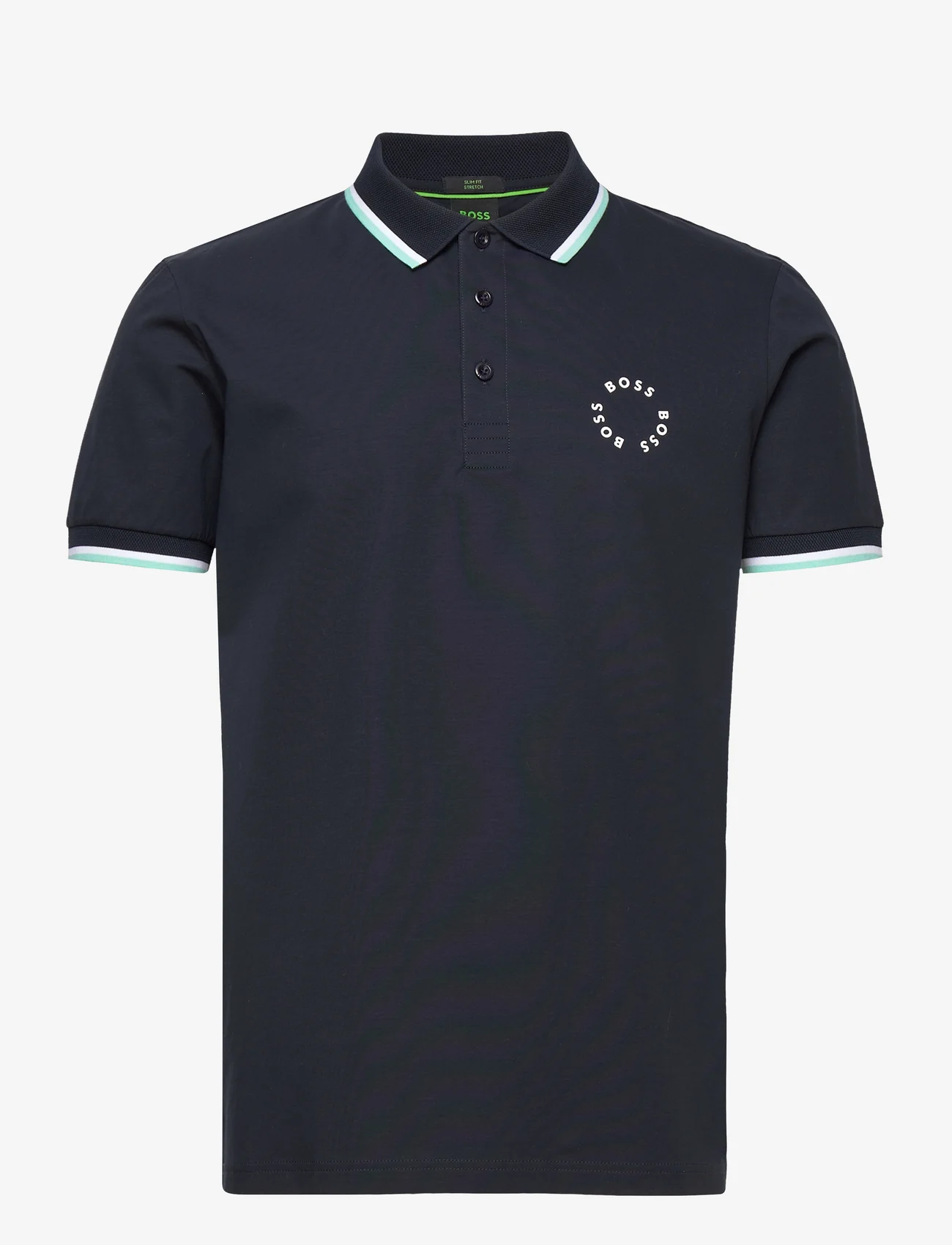 BOSS - Paule 2 - polo marškinėliai trumpomis rankovėmis - dark blue - 0