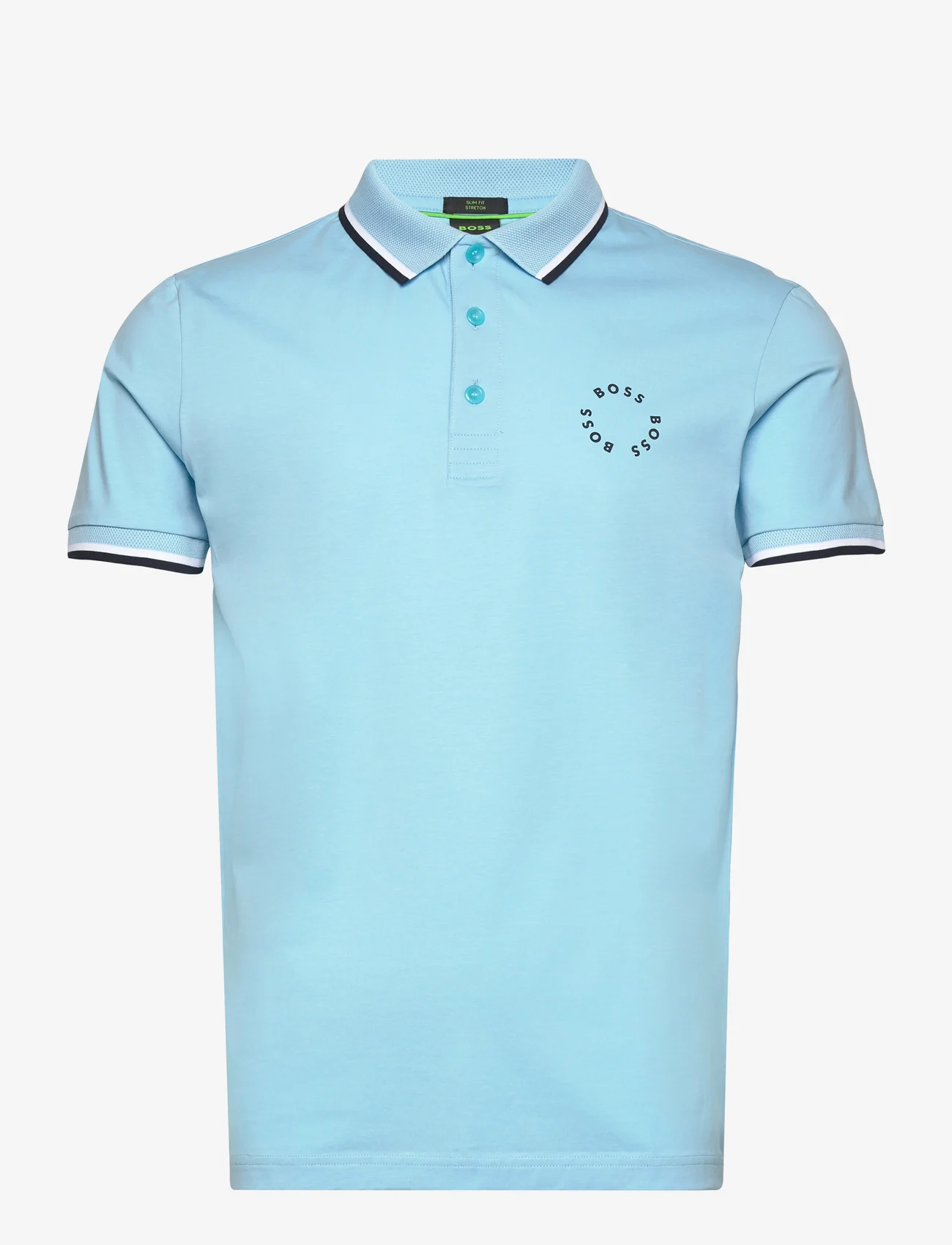 BOSS - Paule 2 - short-sleeved polos - light/pastel blue - 0