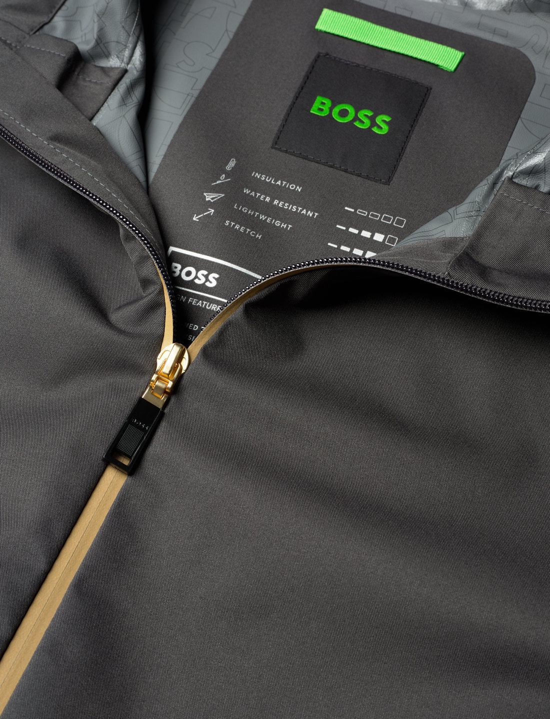 Hugo boss waterproof golf top jacket