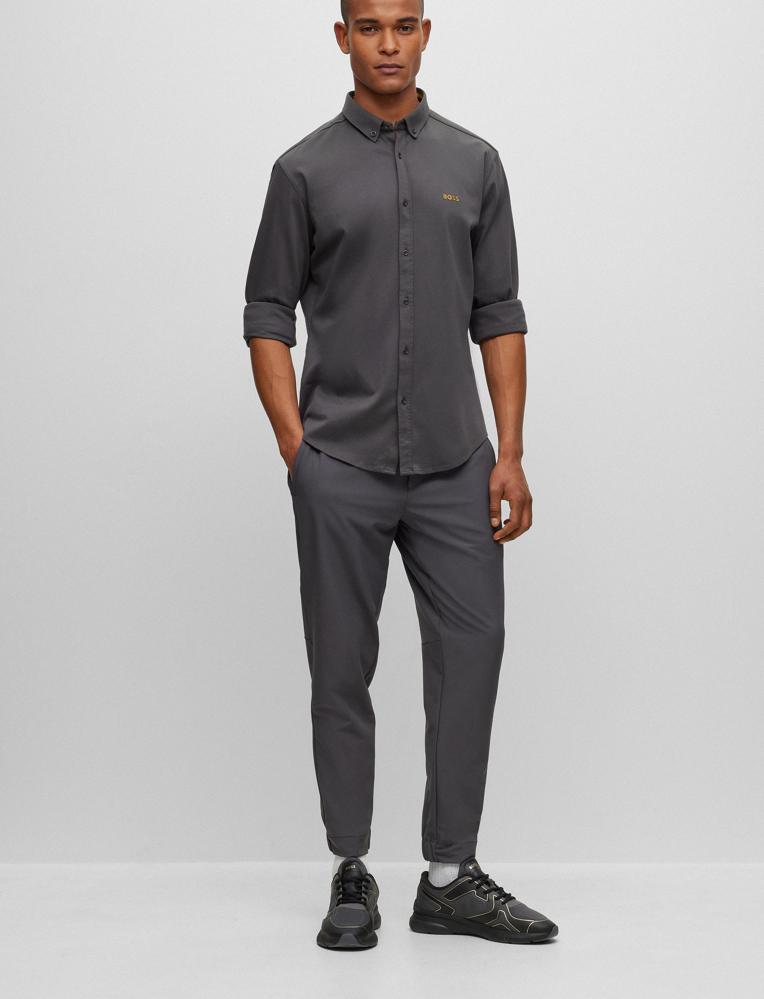 BOSS - BIADO_R - dark grey - 2
