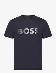BOSS - Tee 1 - t-shirts - dark blue - 0