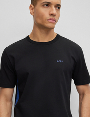 BOSS - Tee Tape - short-sleeved t-shirts - black - 4