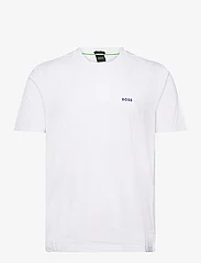 BOSS - Tee Tape - short-sleeved t-shirts - white - 0