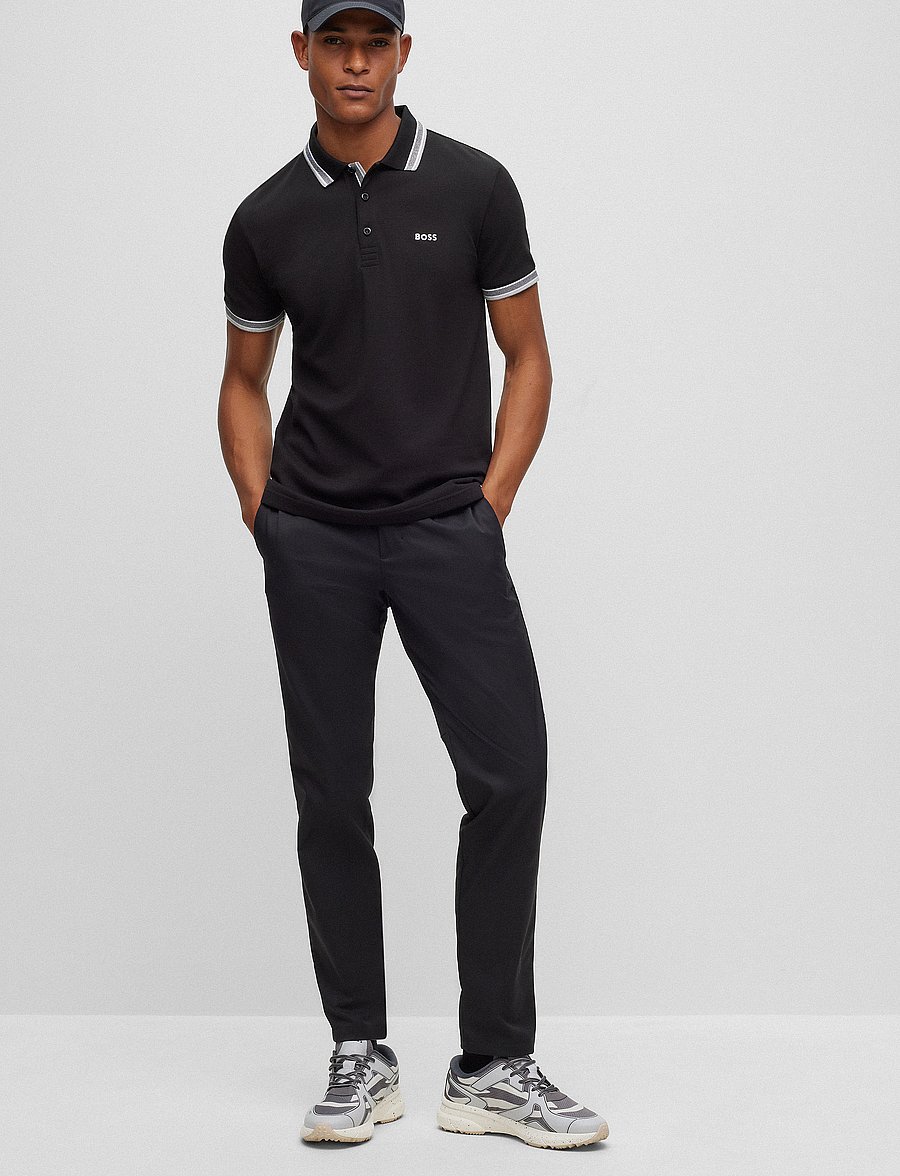 BOSS - T_Phoenix-Reg - golfbuxur - black - 0